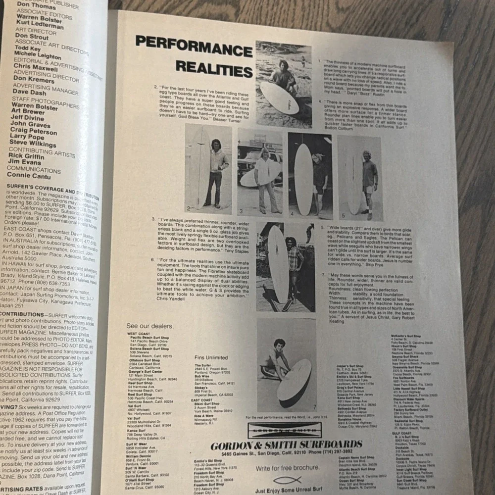Surfer Magazine Vol 16 #4- October/November 1975- Free shipping